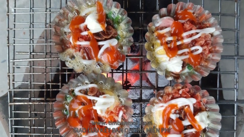 Trứng cút nướng chén