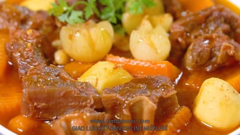 Lagu bò nấu đậu