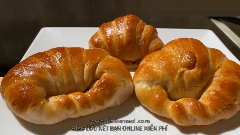 Bánh mì cua nhân socola