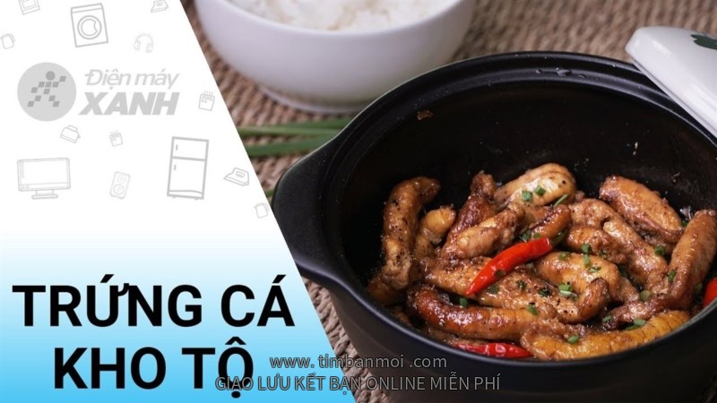 Trứng cá kho tộ
