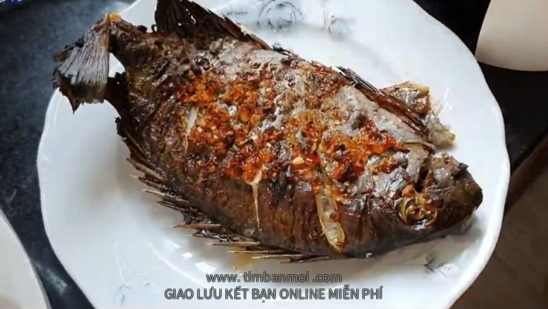 Cá dìa nướng muối ớt
