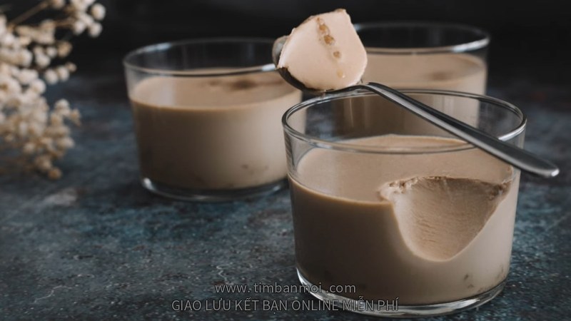panna cotta cà phê espresso và panna cotta cà phê dalgona
