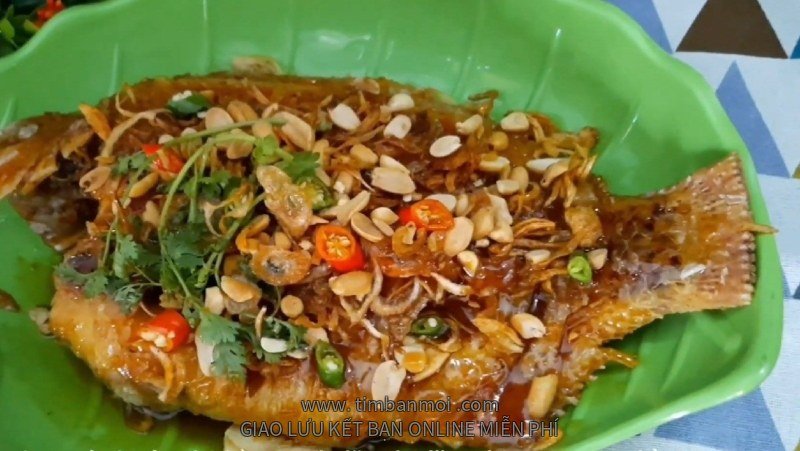 Cá diêu hồng sốt me