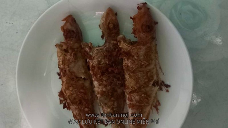 Cá đổng chiên sả
