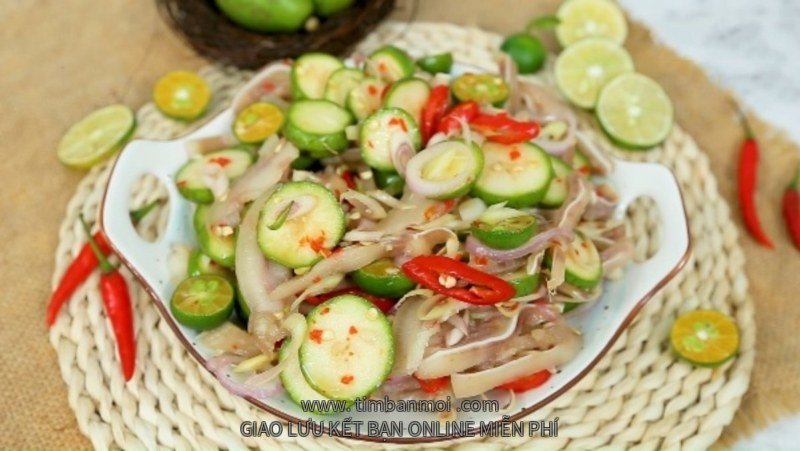 3 cách làm gỏi cóc tai heo chua cay