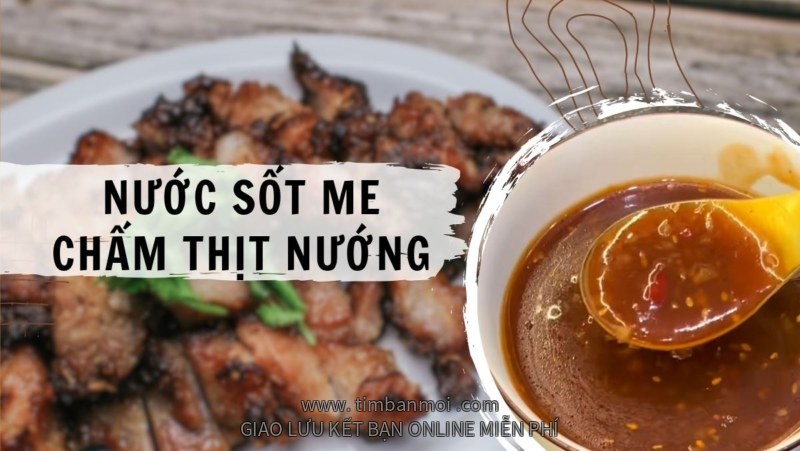 Nước sốt me chấm thịt nướng
