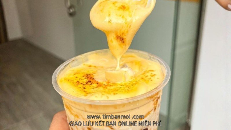 Công thức pha trà sữa trứng nướng
