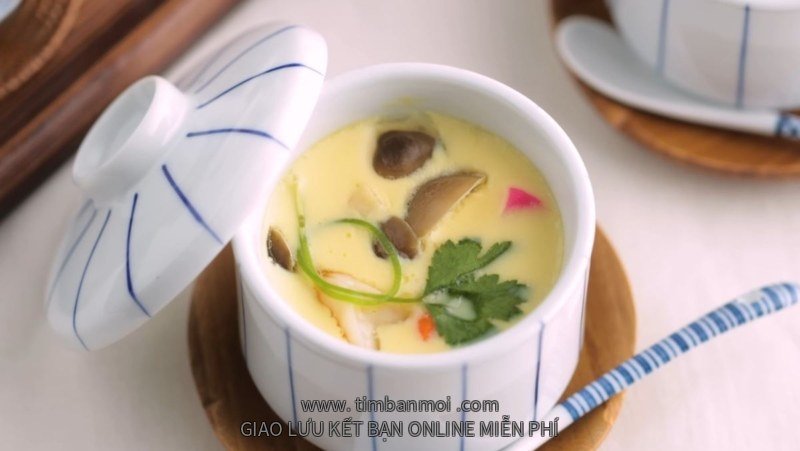 Cách làm trứng hấp kiểu Nhật