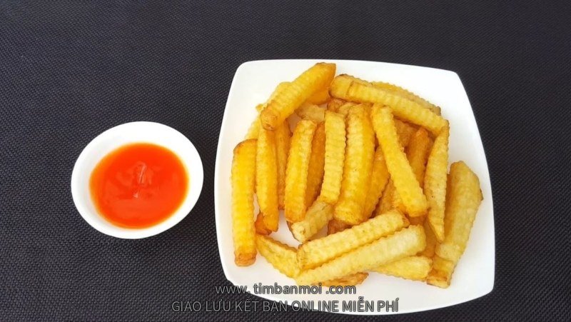 Cách làm khoai tây chiên KFC