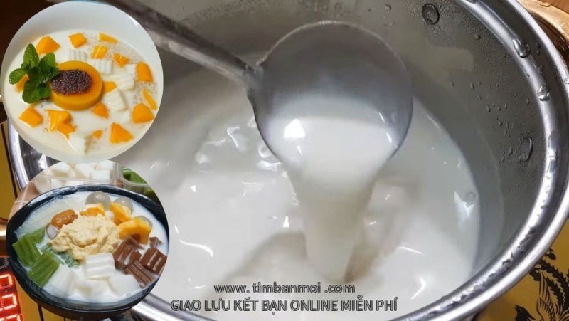 Cách làm nước cốt dừa ăn chè