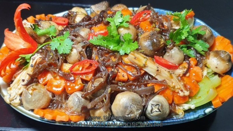 miến hấp thập cẩm