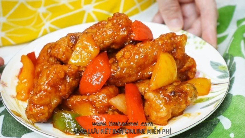 Cách làm sườn xào chua ngọt người Hoa
