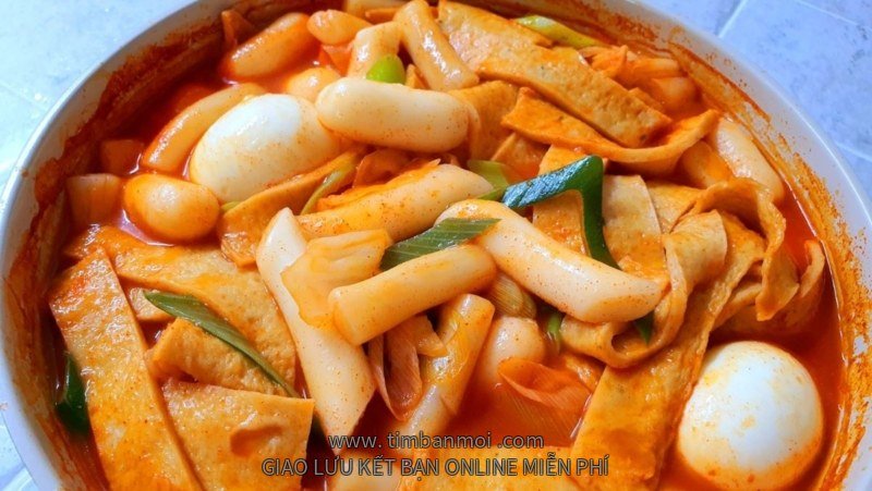 Cách làm tokbokki chả cá