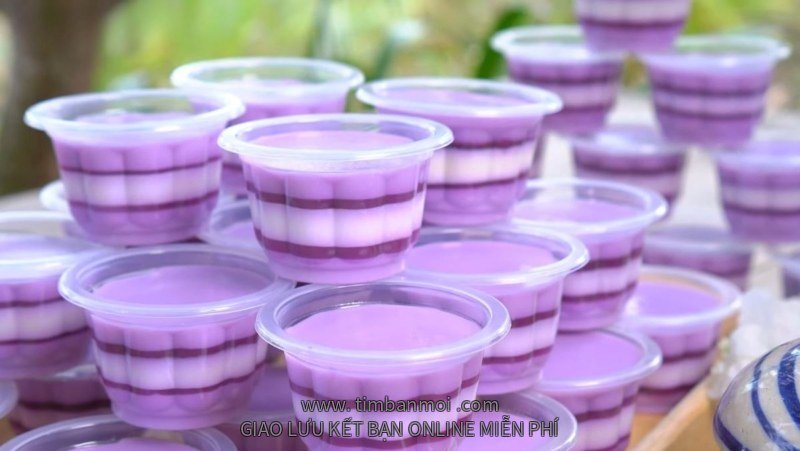 Công thức rau câu khoai môn