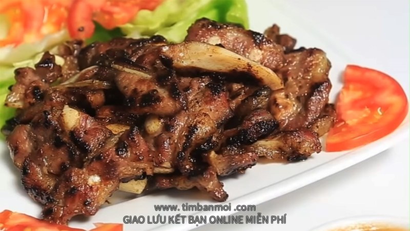 Sườn sụn heo nướng