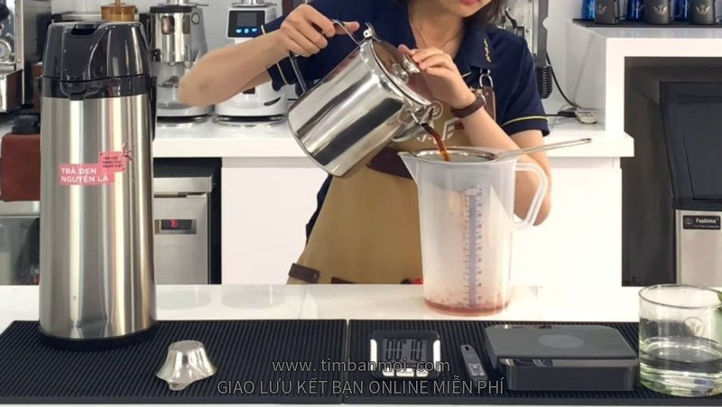 nấu trà đen