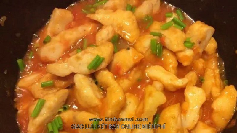 Chả mực sốt cà chua