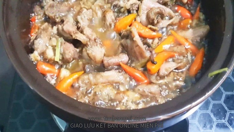 Ruột cá lóc kho tiêu