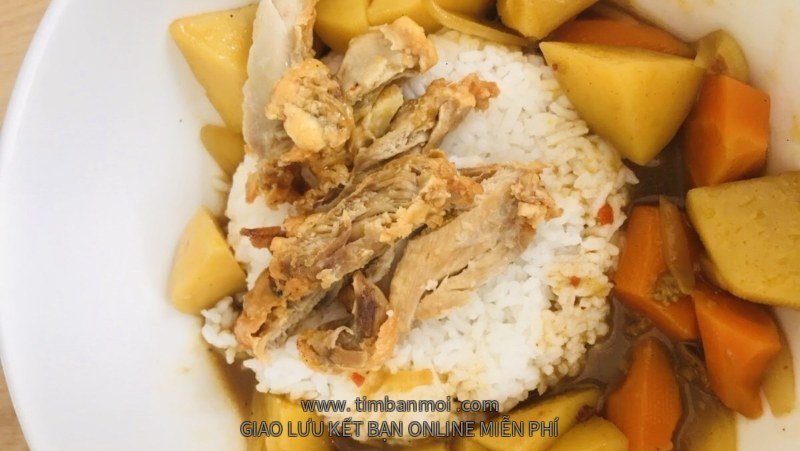 Cơm cà ri gà Nhật Bản