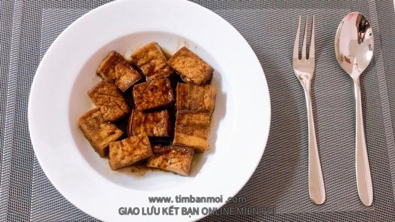 Đậu hũ kho nước tương