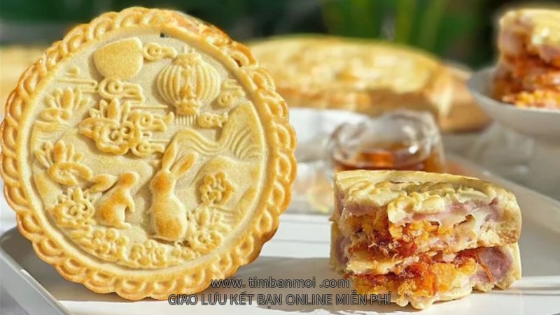 Cách làm bánh trung thu mochi khoai môn trứng muối