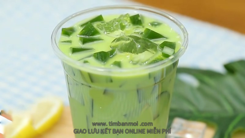 Trà sữa thái với bột béo