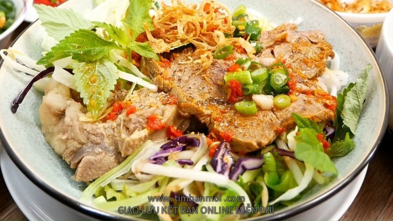 Bún bò khô