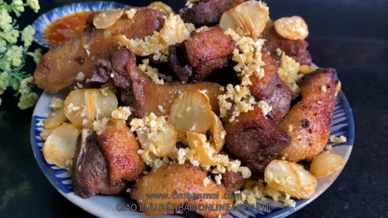 Vịt cháy tỏi