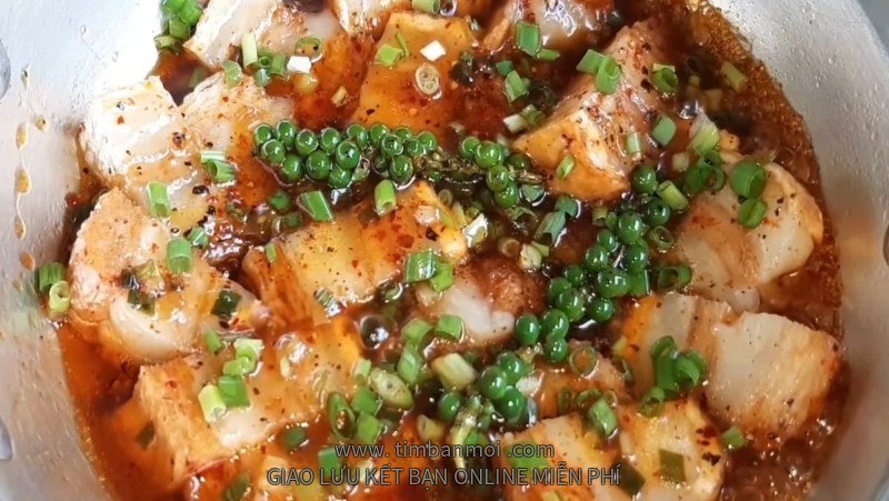 Thịt ba chỉ kho tiêu chay