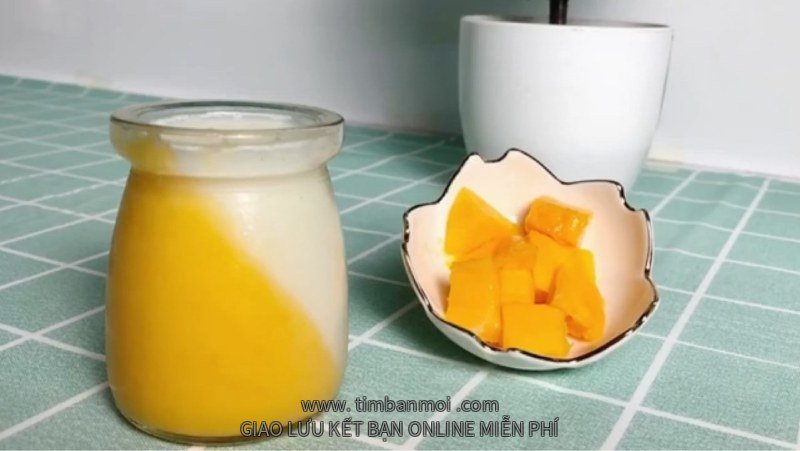 Pudding xoài