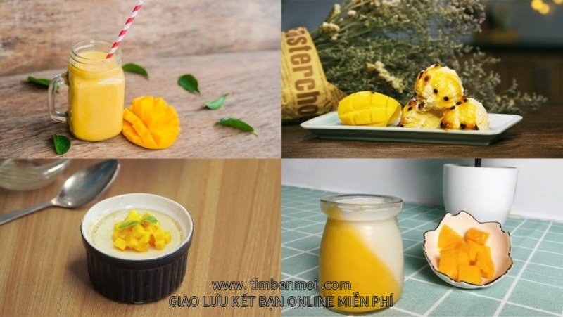 Món tráng miệng mùa hè từ xoài